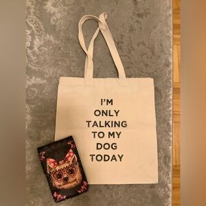 Doggie Duo Tote and Pouch